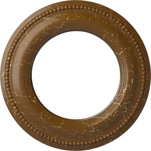 Ekena Millwork Bradford Classic Medallion (Canopies up to 8 5/8"), 13"OD x 7 1/2"ID x 3/4"P, Smokey Topaz Crackle CM13BRSTC - main